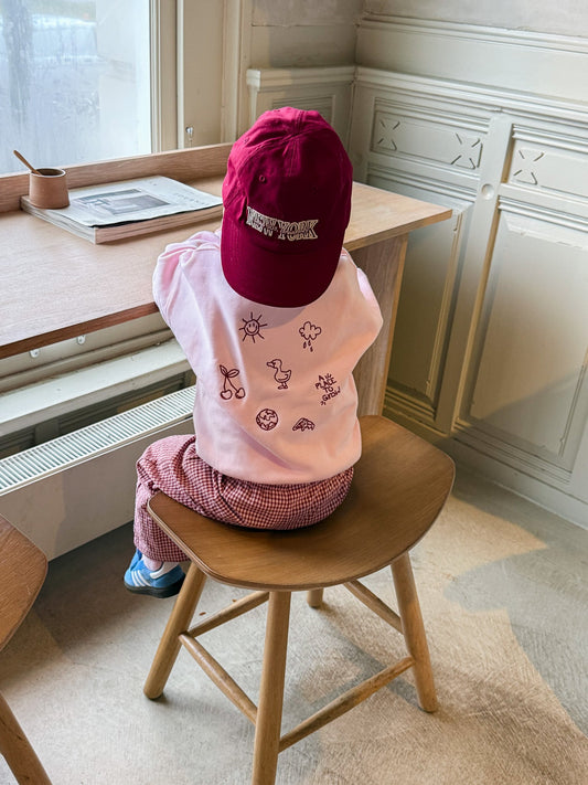 Famvibes Place TO Grow Sweatshirt Baby/Kids rosa