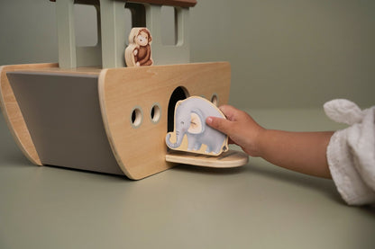 Arche Noah Taufspruch personalisiert aus Holz Little Dutch