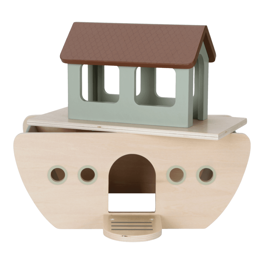 Arche Noah Taufspruch personalisiert aus Holz Little Dutch