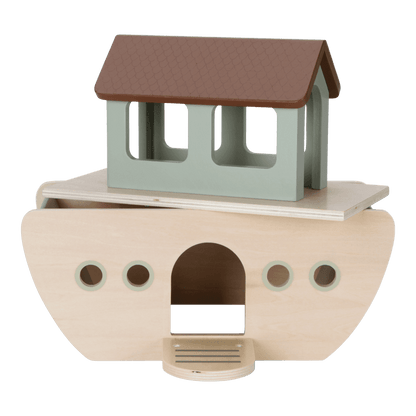 Arche Noah Taufspruch personalisiert aus Holz Little Dutch