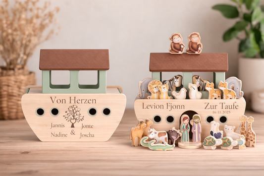 Little Dutch Arche Noah Zur Taufe personalisiert Holz Little Dutch