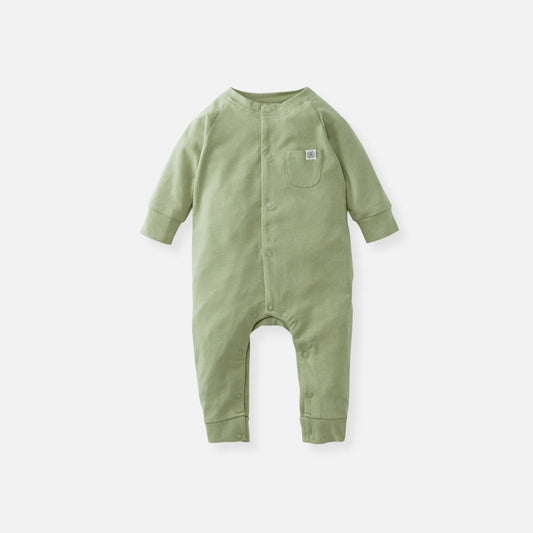 Cloby Strampler mit UV Schutz grün