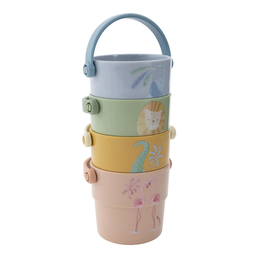 Little Dutch Badebecher Safari Friends mehrfarbig Gesamtansicht