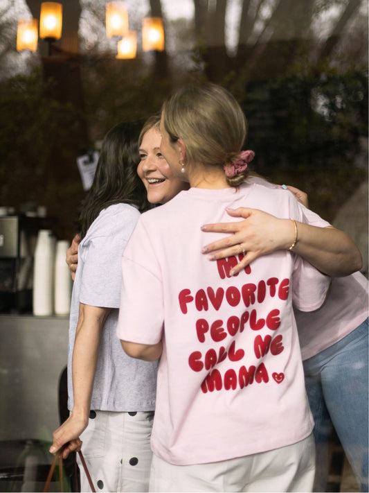 Famvibes Call ME Mama Shirt rosa