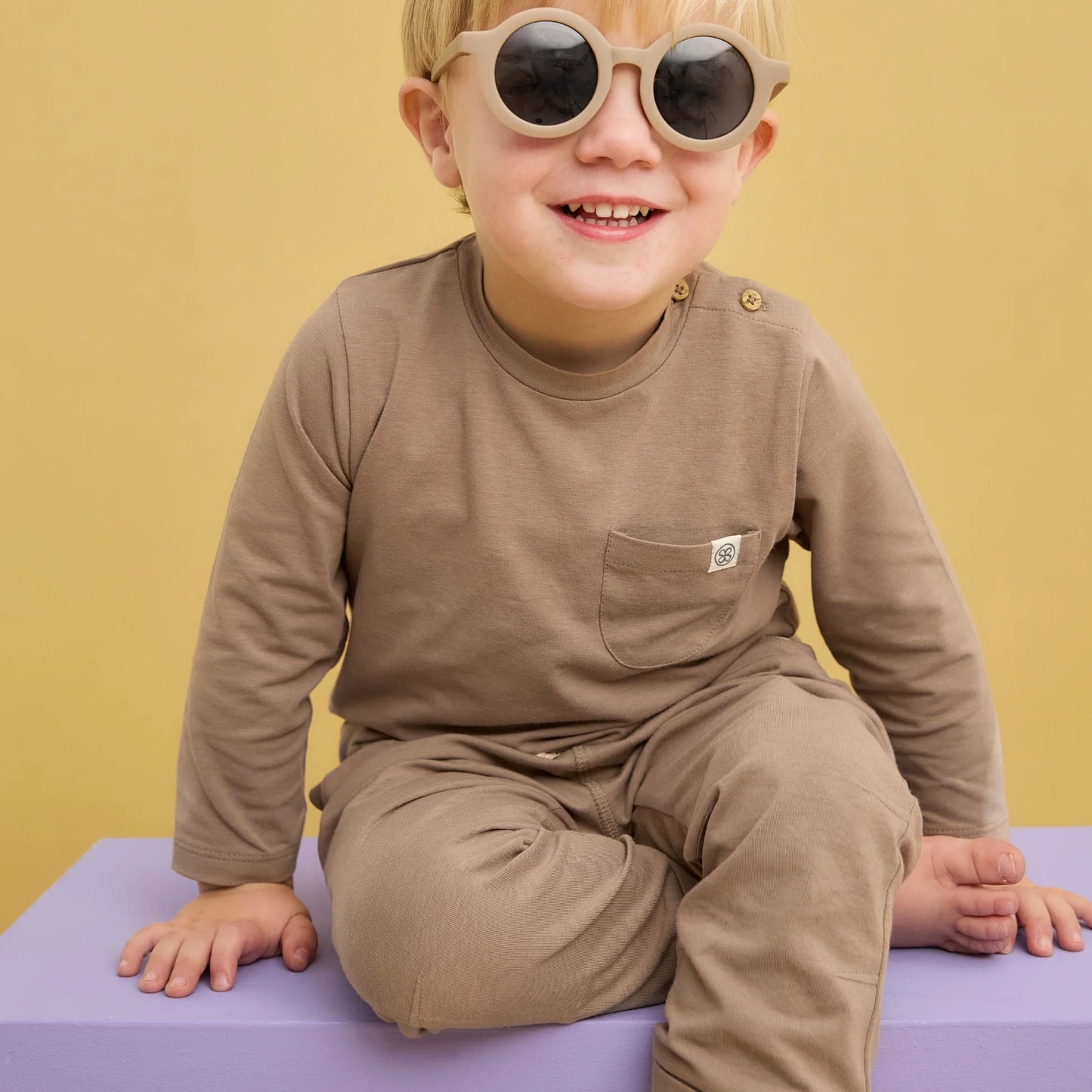 Cloby Jogginghose in Peanut Brown – UPF 50+