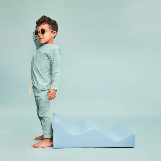 Cloby Jogginghose in Sea Blue Detailansicht