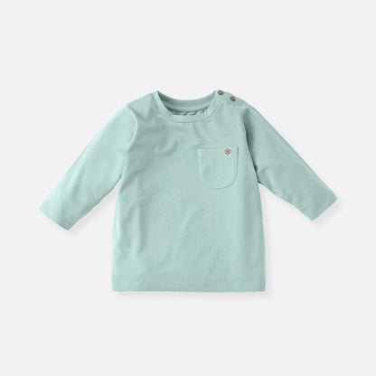 Cloby Langarmshirt in Sea Blue