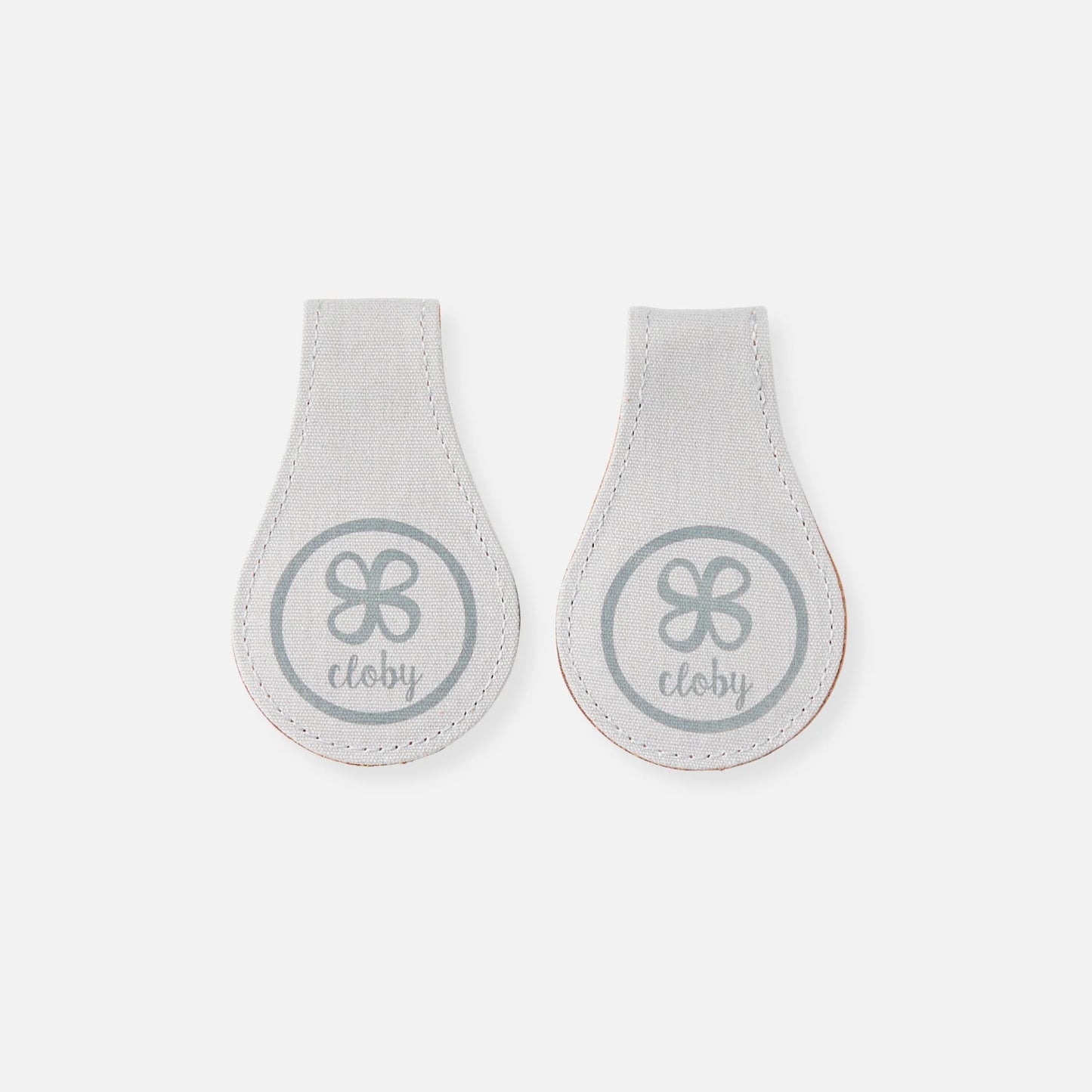 Cloby Magnet-Clips 2er Set Leder braun Funktionen Detail