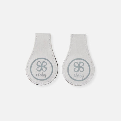 Cloby Magnet-Clips 2er Set Leder schwarz Funktionen Detail