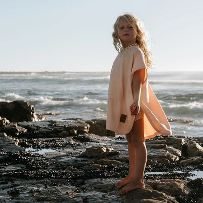 Cloby UV-Poncho in Peachy Summer – UPF 50+