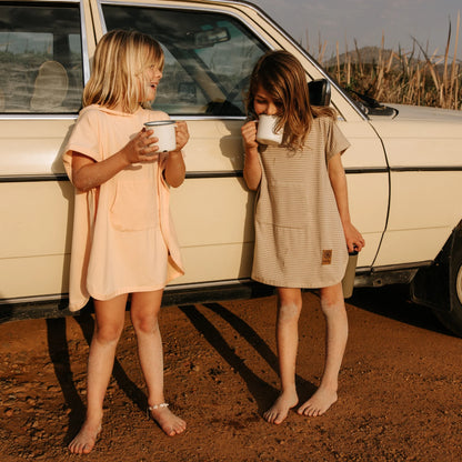 Cloby UV-Poncho in Peachy Summer – UPF 50+