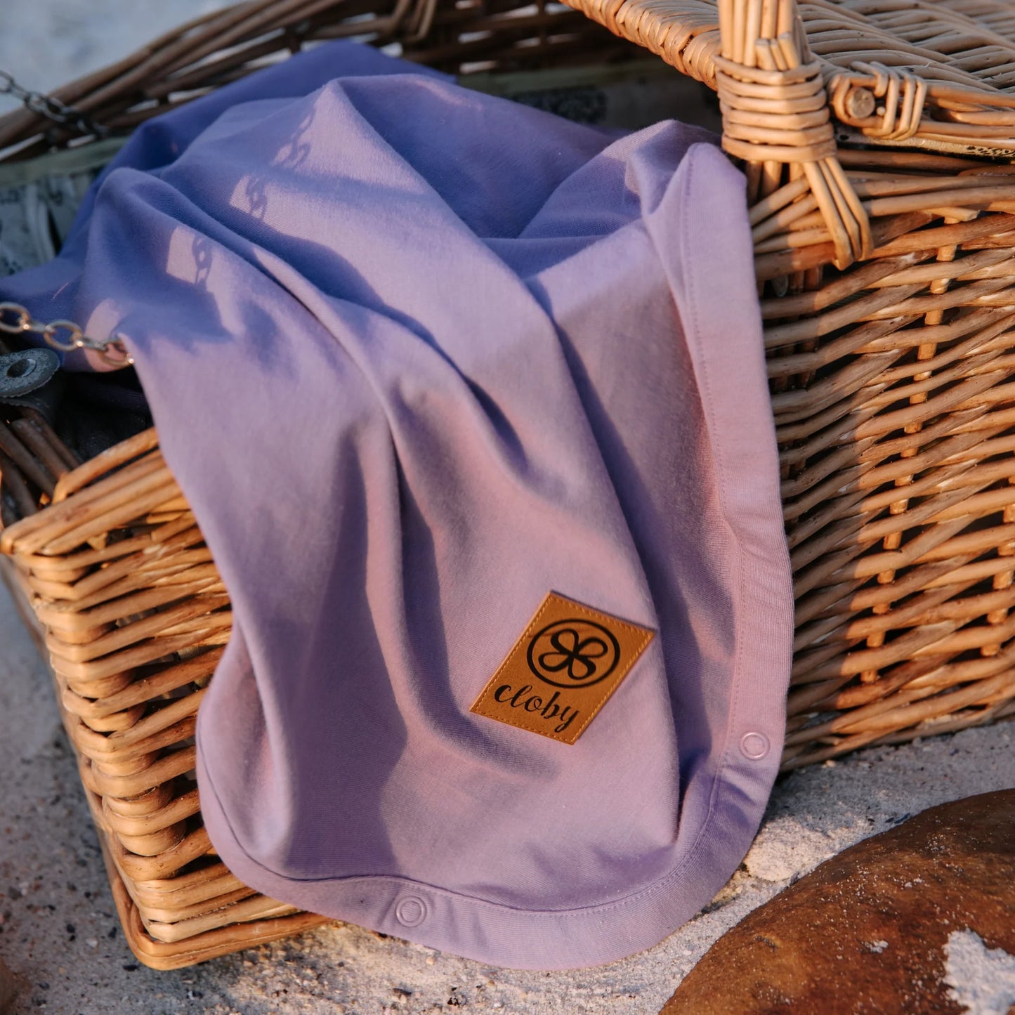 Cloby UV Decke Lavender Bloom UPF 50+ Sonnenschutz Baby | einfachschoen
