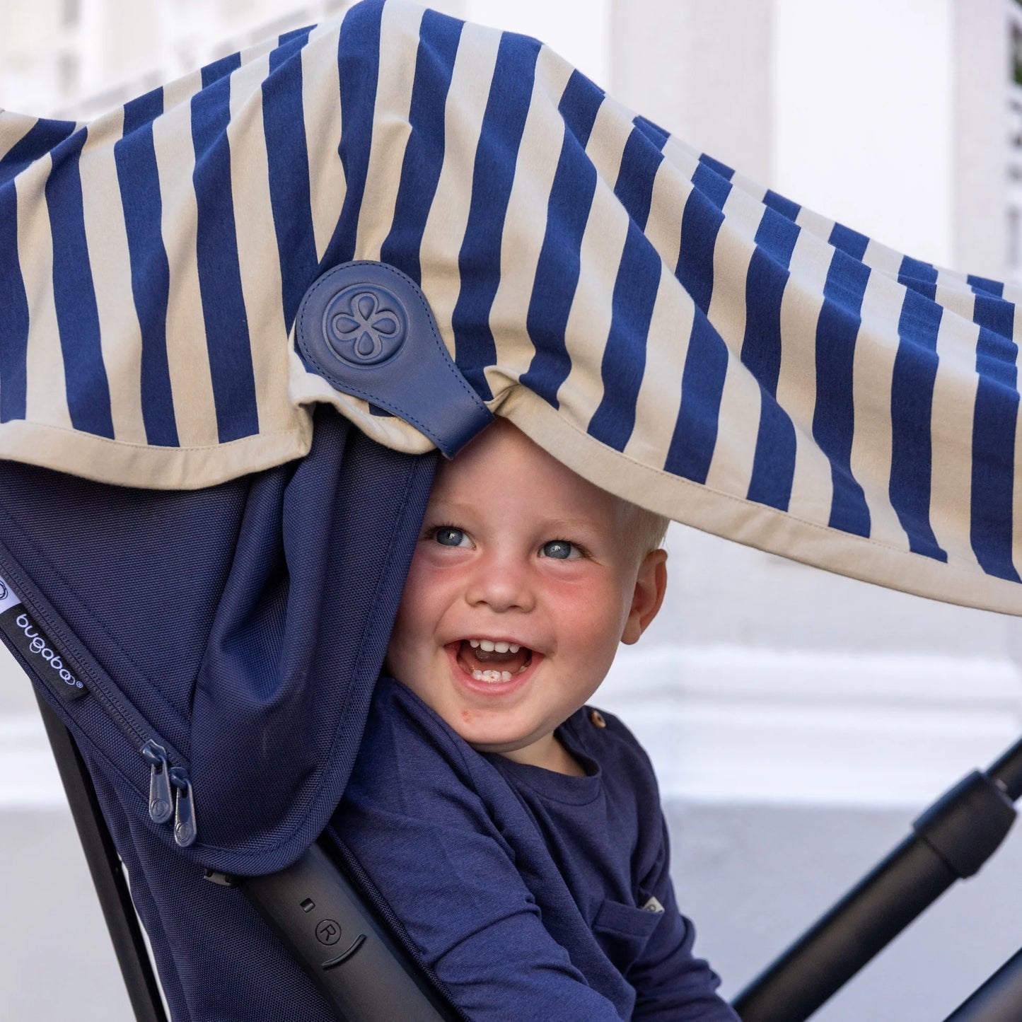 Cloby UV Decke Navy Sandy Stripe UPF 50+ Sonnenschutz Baby | einfachschoen