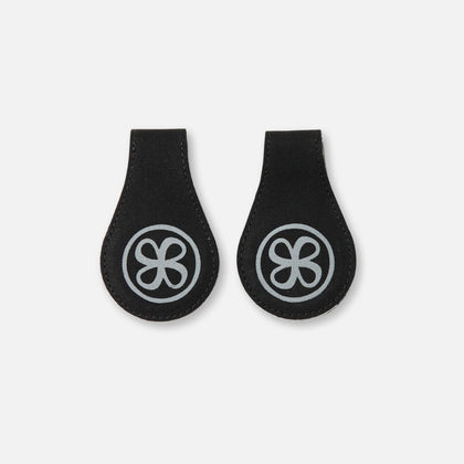 Cloby reflektierende Magnetclips 2er Set schwarz Canvas