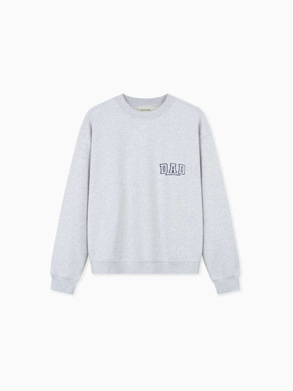 Famvibes Dad College Sweater grey
