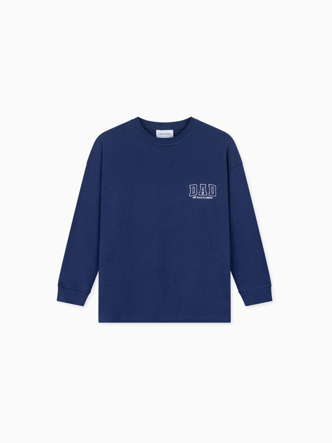 Famvibes Dad College Longsleeve blue