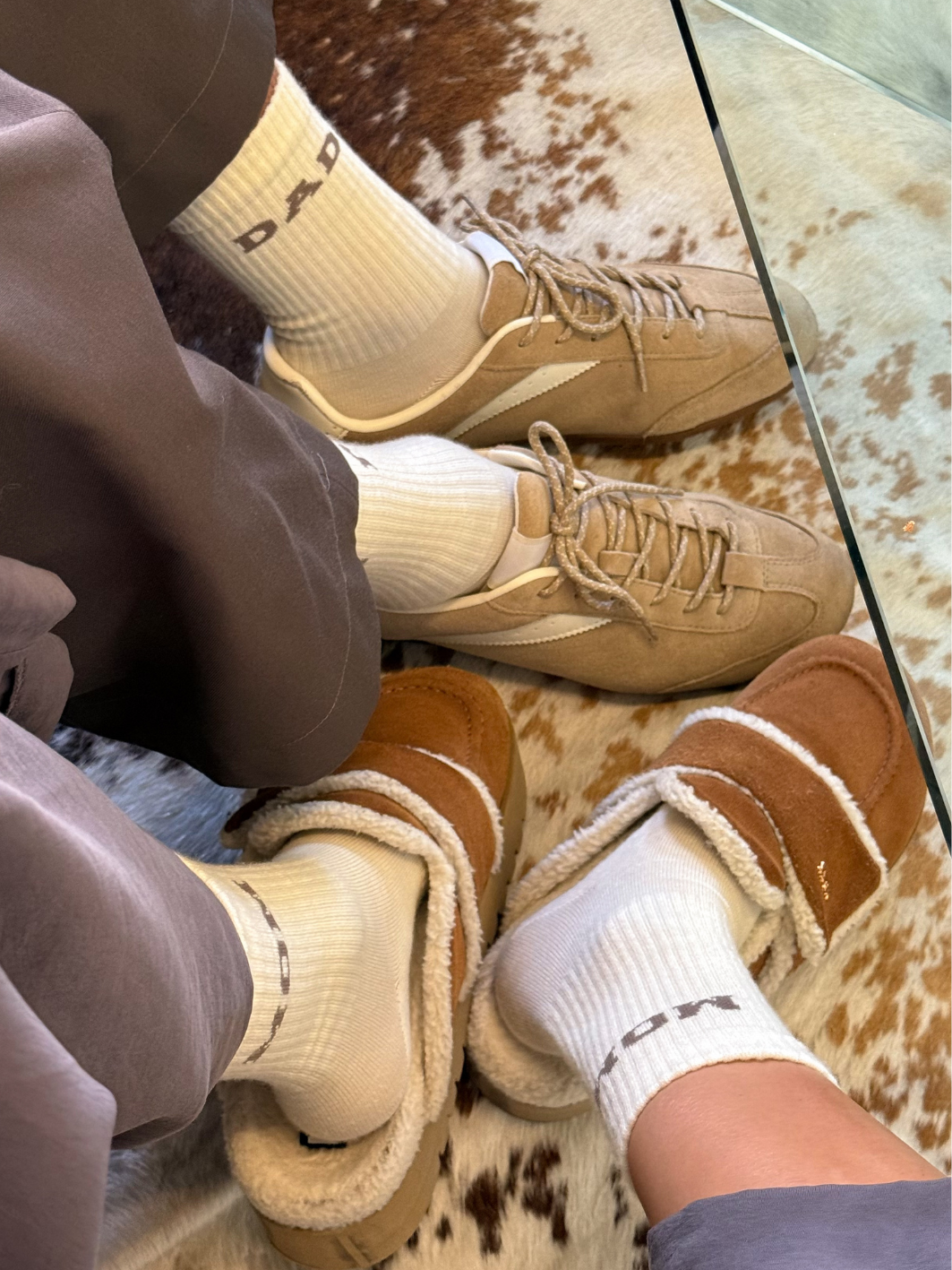 Famvibes Family Socken Set Wollsocken College taupe