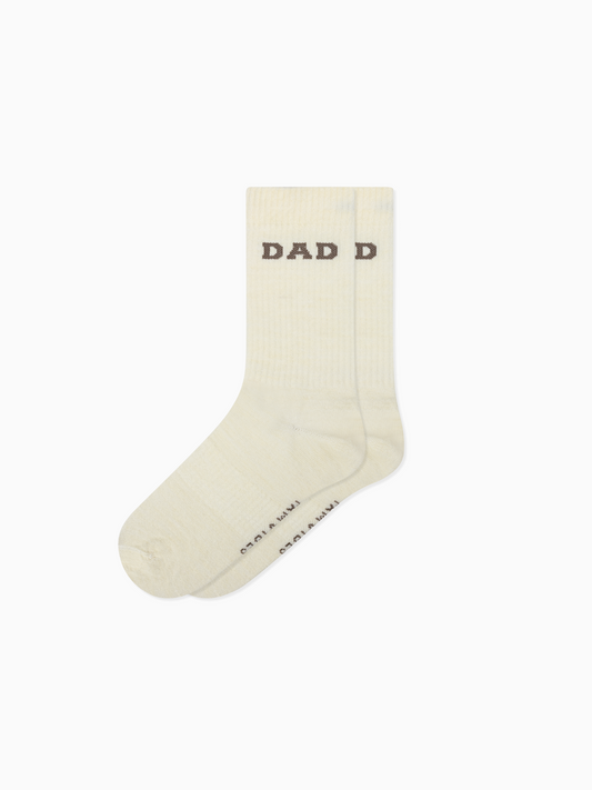 Famvibes Dad College Wollsocken taupe