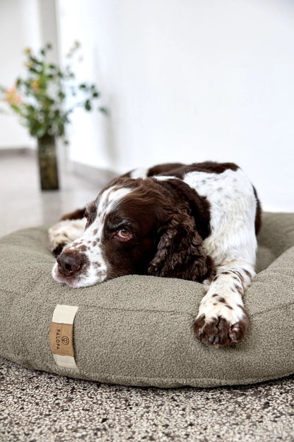 Palopa Hundebett Rund - Fippa Taupe Grau