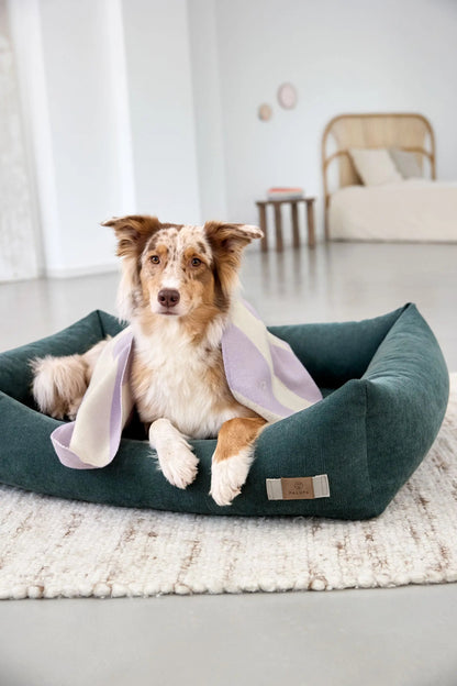 Palopa Hundebett Baumwolle - Fred Dunkelgrün