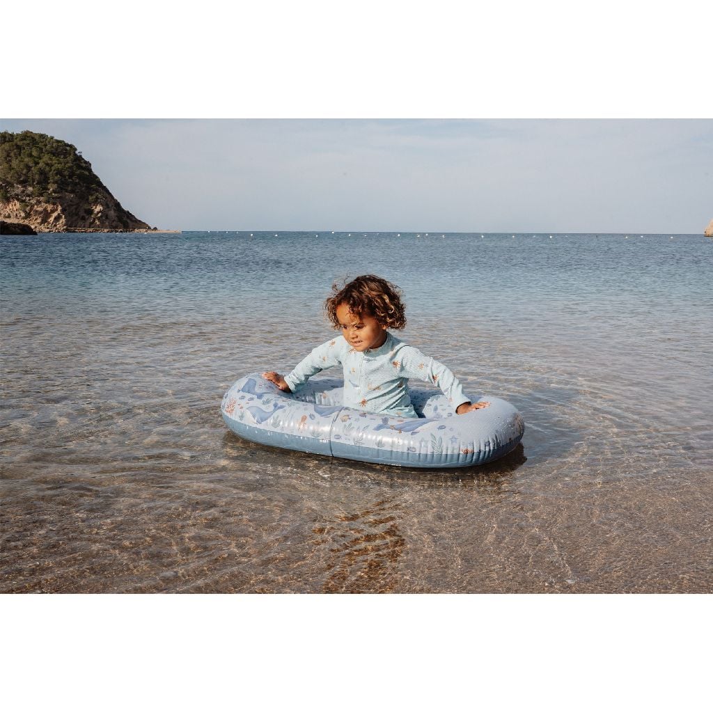 Little Dutch Das Little Dutch Ocean World Boot 100x67cm Material Nahaufnahme