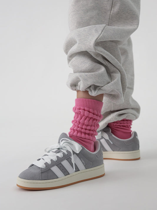 Famvibes Slouchy Socken Kids Happy Pink