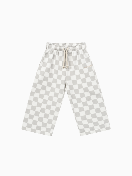 Famvibes Checkered Pants Kids sand