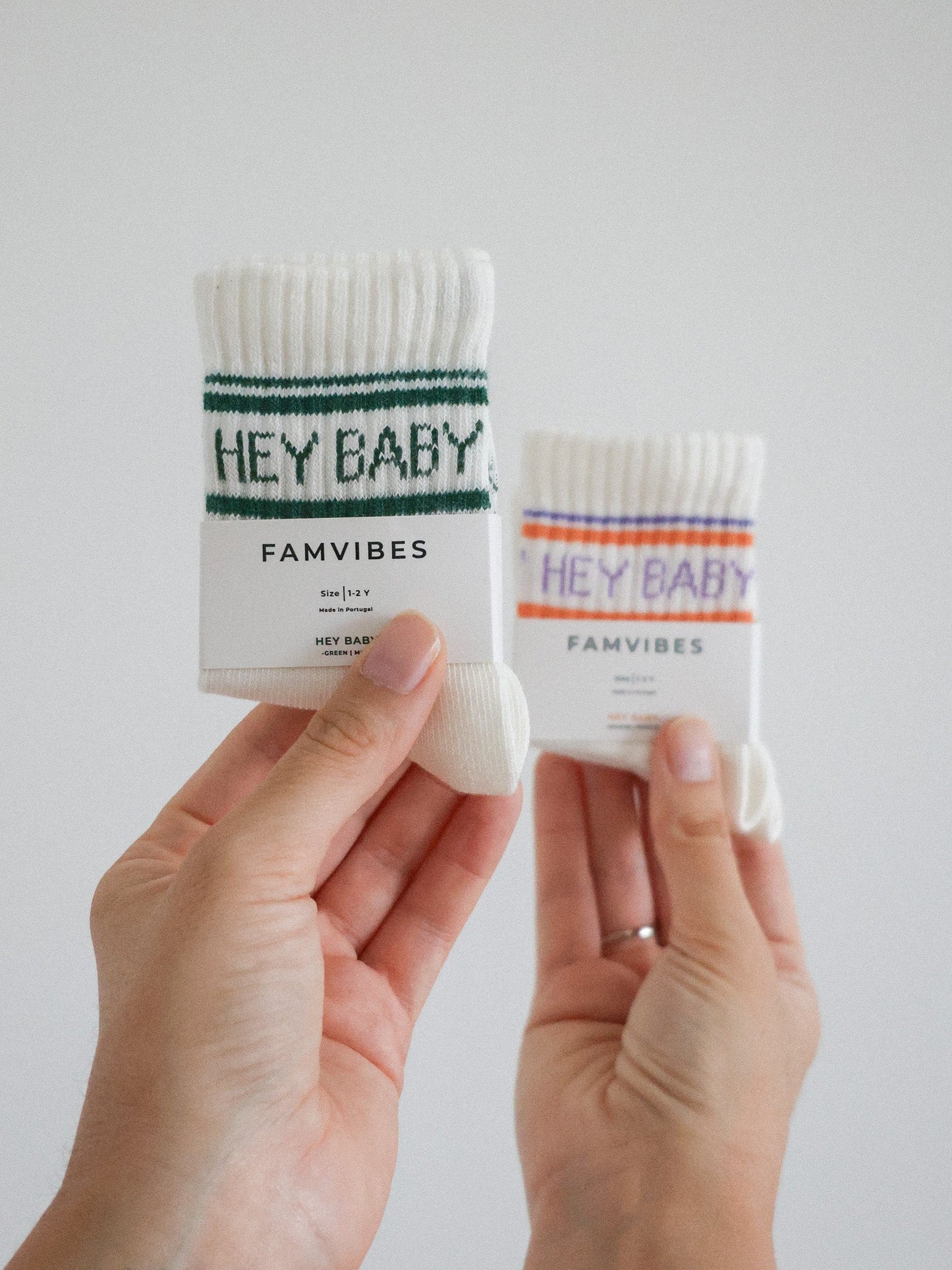 Famvibes HEY Baby Socken green