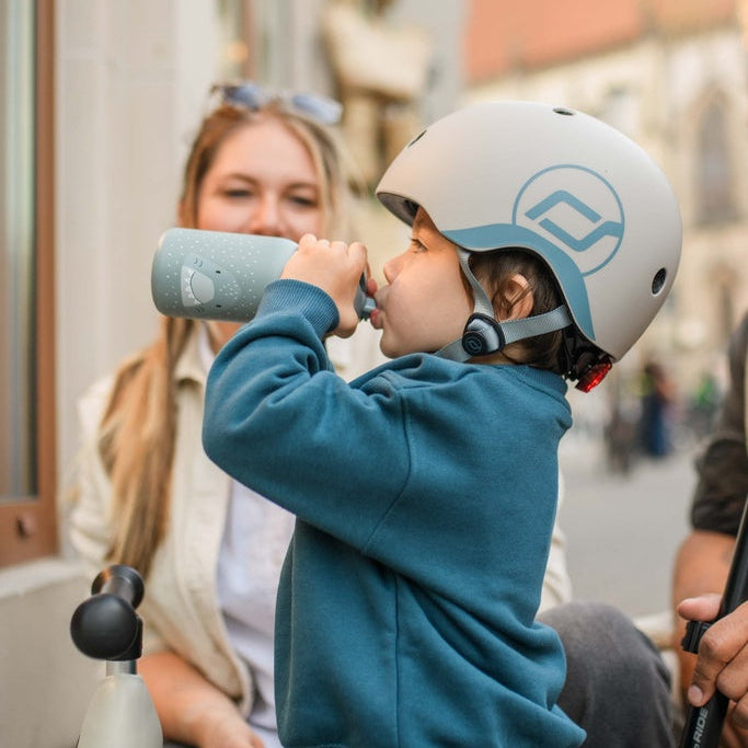 Scoot and Ride Kinderhelm XXS ash sicherer Helm mit LED Licht für Kind –  einfachschoen.com