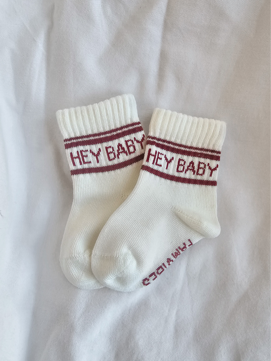 Famvibes HEY Baby Socken burgundy
