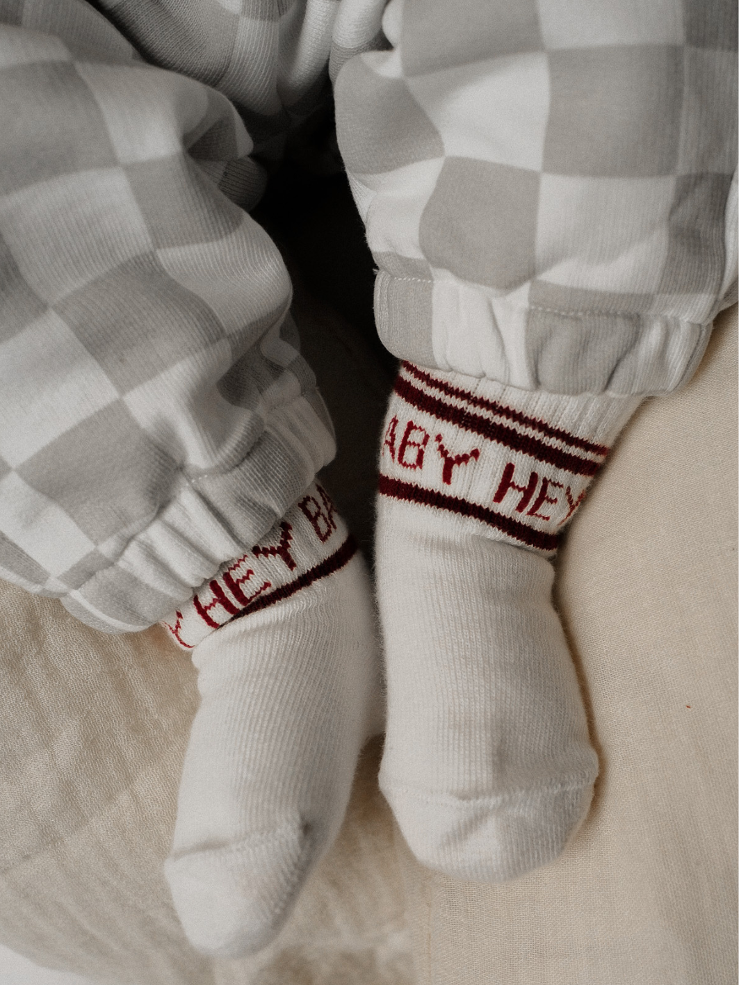 Famvibes HEY Baby Socken burgundy