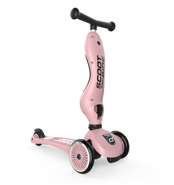 Scoot and Ride Highwaykick 1 rose mit Zubehör