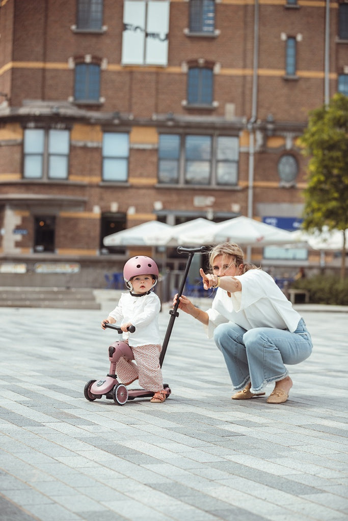 scoote and ride rosa Highwaykick 1 Push and Go Detail 9