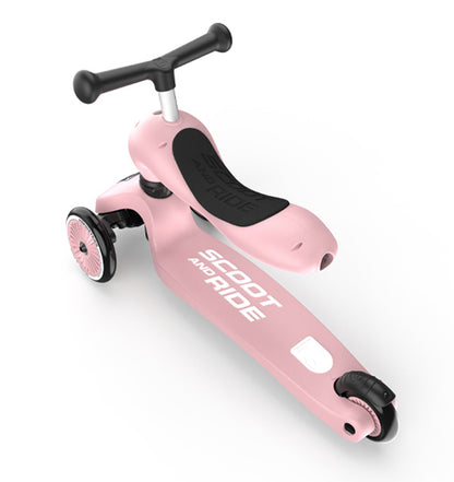 Scoot and Ride Highwaykick 1 rose Material Nahaufnahme
