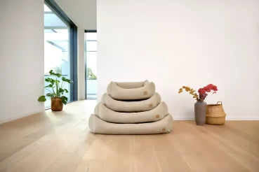 PALOPA Hundebett Baumwolle beige mit Zubehör