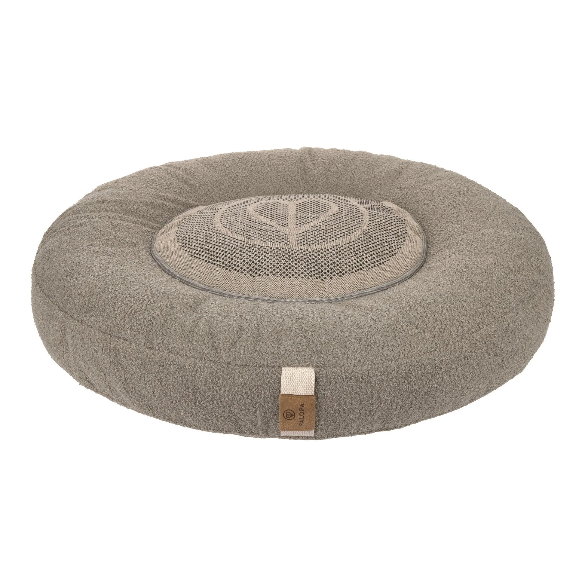 Palopa Hundebett Rund - Fippa Taupe Grau