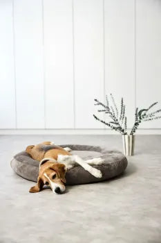 Hundebett Rund graubraun - Fippa Taupe PALOPA