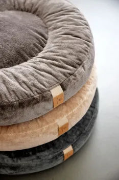Hundebett Rund graubraun - Fippa Taupe PALOPA