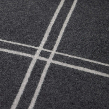Palopa Hundedecke L - Ida Kariert Anthrazit Hellgrau