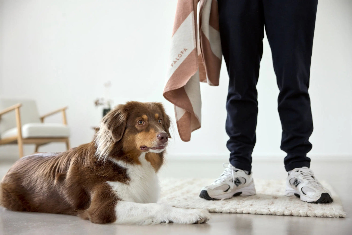 Palopa Hundedecke M - Ida Streifen Ahorn