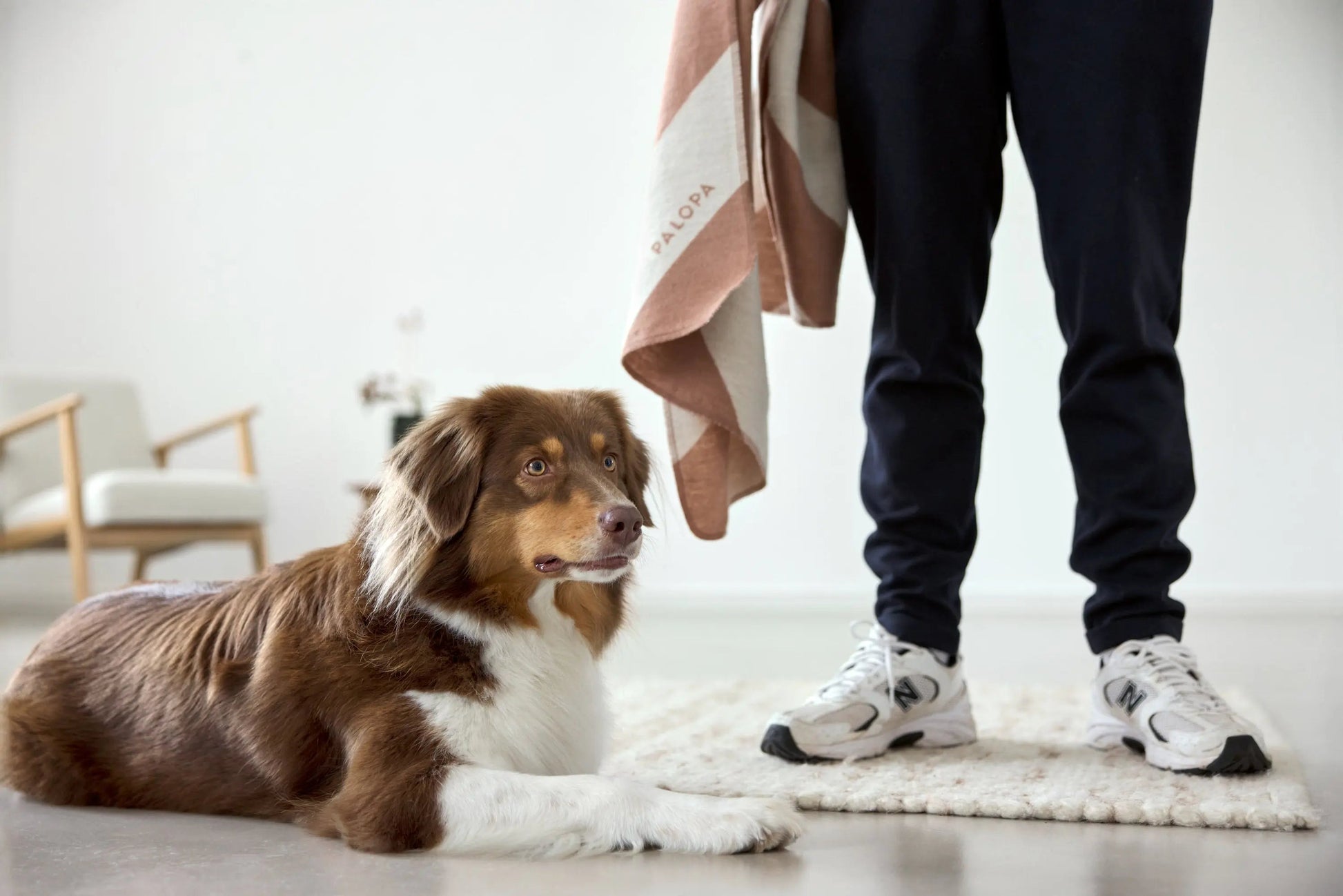Palopa Hundedecke M - Ida Streifen Ahorn