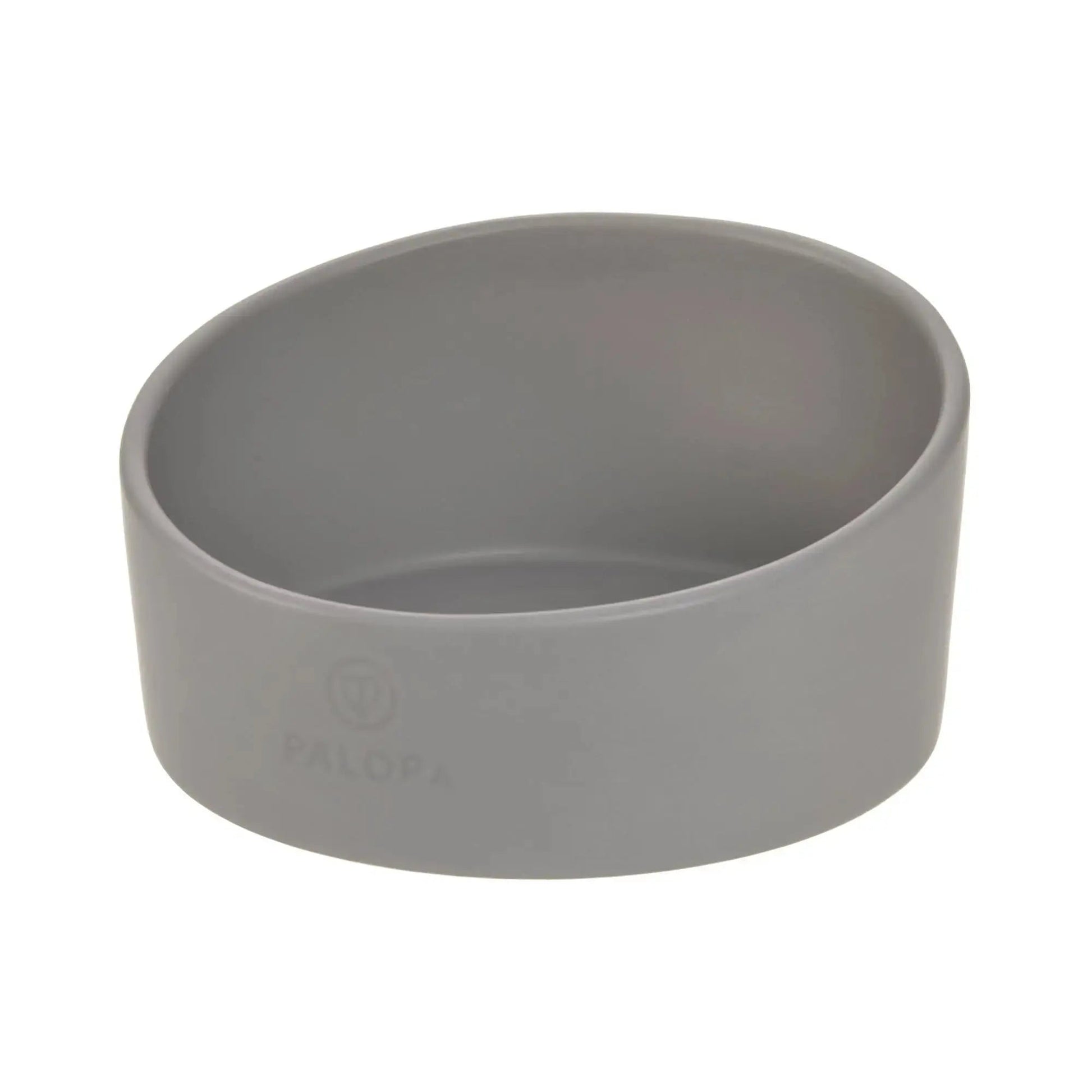 Palopa Hundenapf Cali Grau & Napfunterlage Loua Taupe