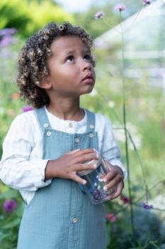 Little Dutch Insektenglas blau - Lupenglas Forest Friends