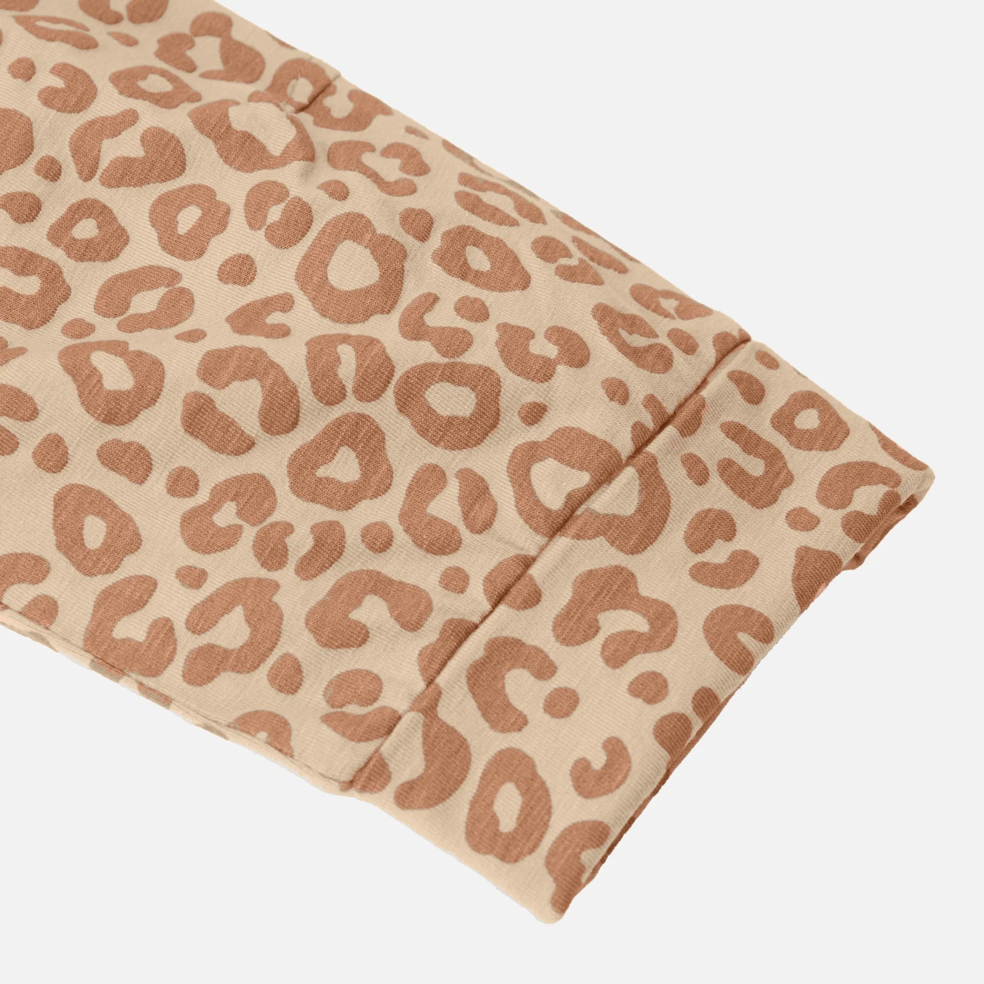 Cloby Jogginghose in Leopard Brown von der Seite