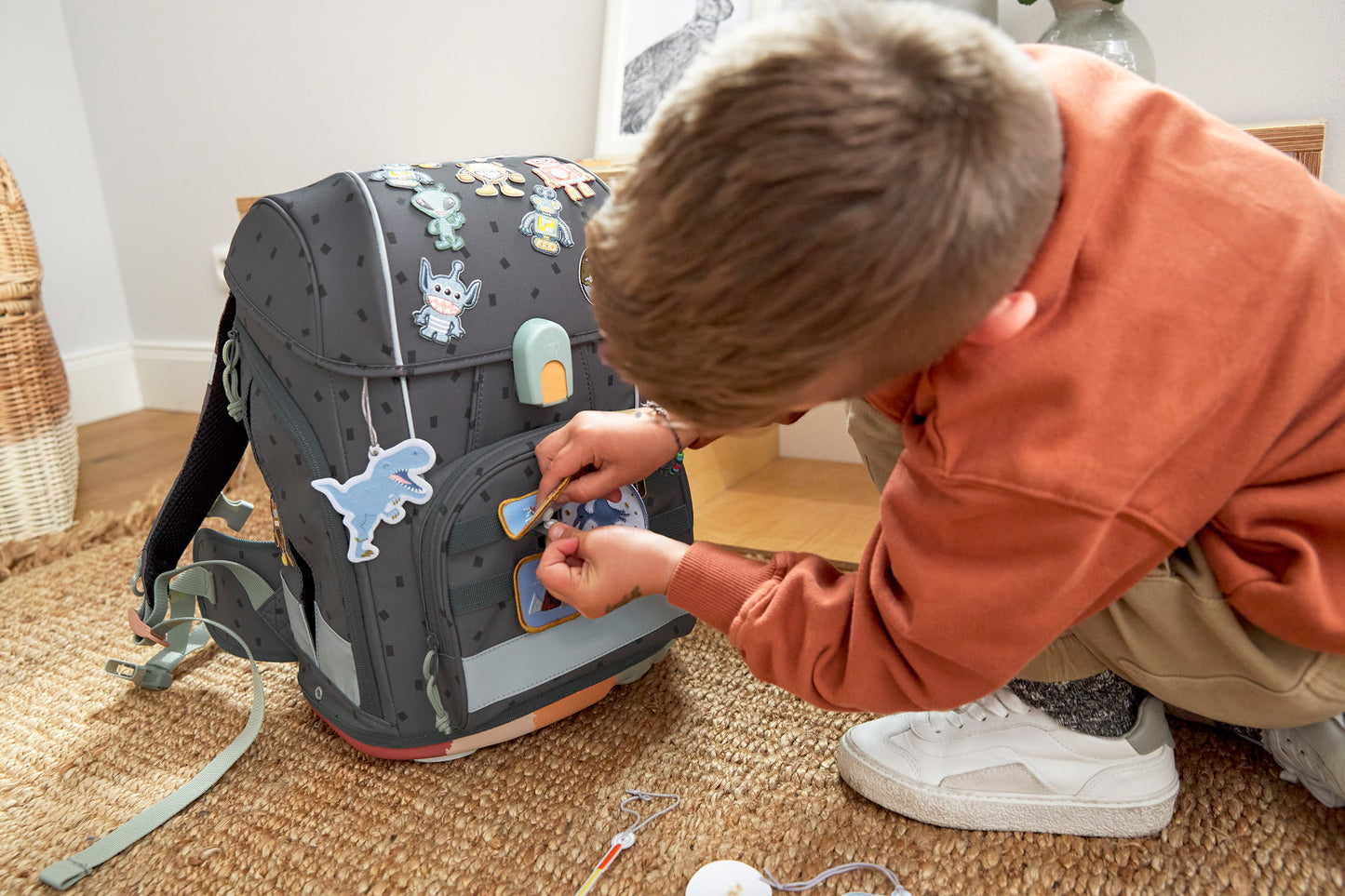 Lässig Anhänger & Patches Schul Set Unique, Space Lifestyle Bild
