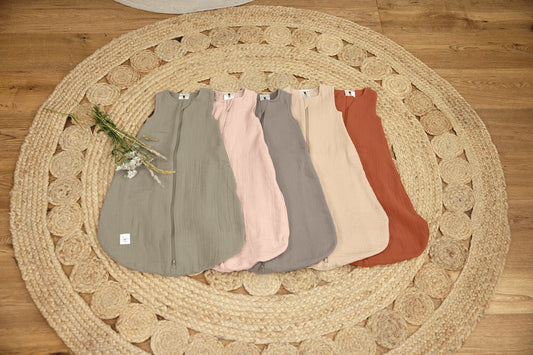 Lässig Baby Sommerschlafsack Tog 1 Bio Baumwolle, Oliv Detailansicht