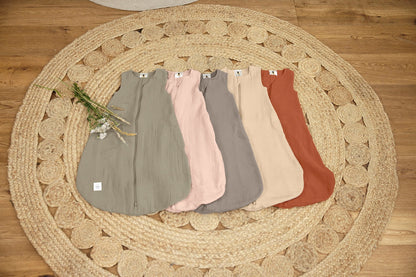 Lässig Baby Sommerschlafsack Tog 1 Bio Baumwolle, Oliv Detailansicht