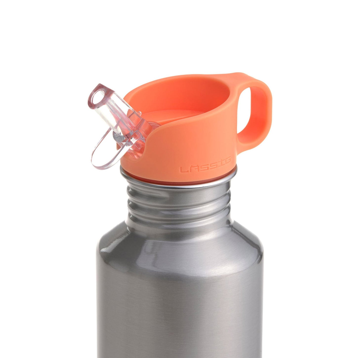 Lässig Edelstahl Kinder Trinkflasche 500 ml Nature Seitenansicht