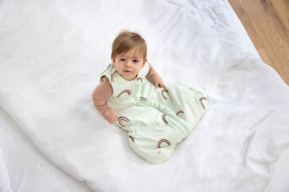 Lässig Babyschlafsack 2,5 TOG Regenbogen, Mint Detail Bild