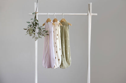 Lässig Baby Schlafsack 0,5 TOG Blätter, Oliv Detailansicht
